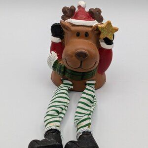 Shelf Sitter Reindeer Holiday Christmas Figurine